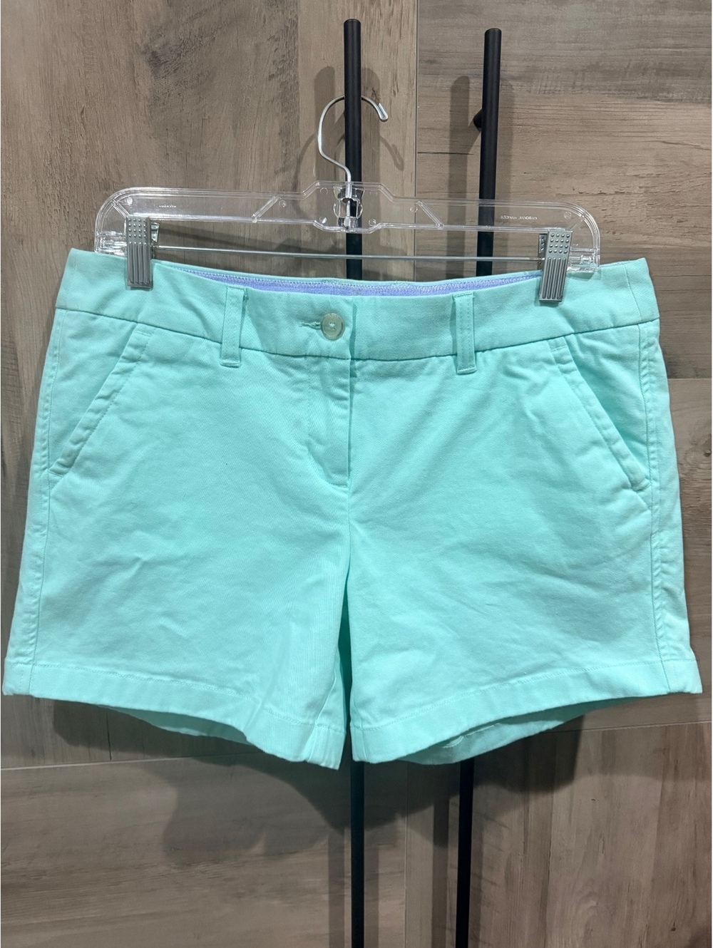 Southern Tide Women's Size 8 Mint Green Cotton Blend Chino Shorts